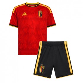 Belgien Hemmakläder Barn VM 2026 Kortärmad (+ Korta byxor)